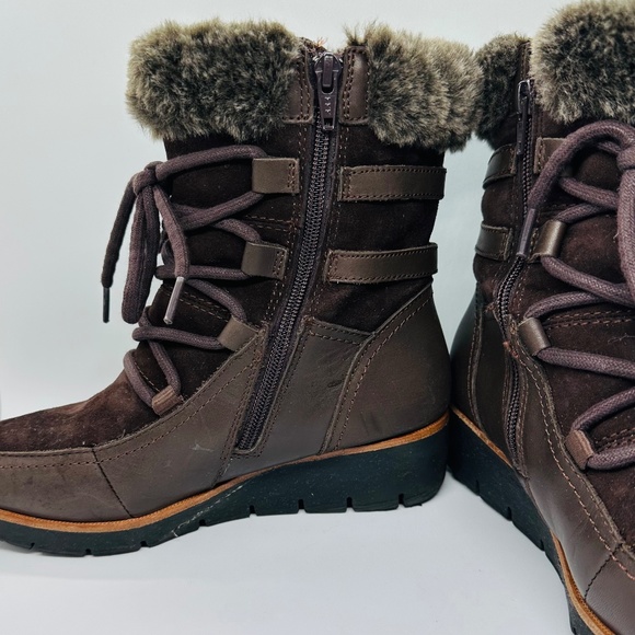 Women’s leather boots, size 6, brown, Earth - Picture 6 of 15